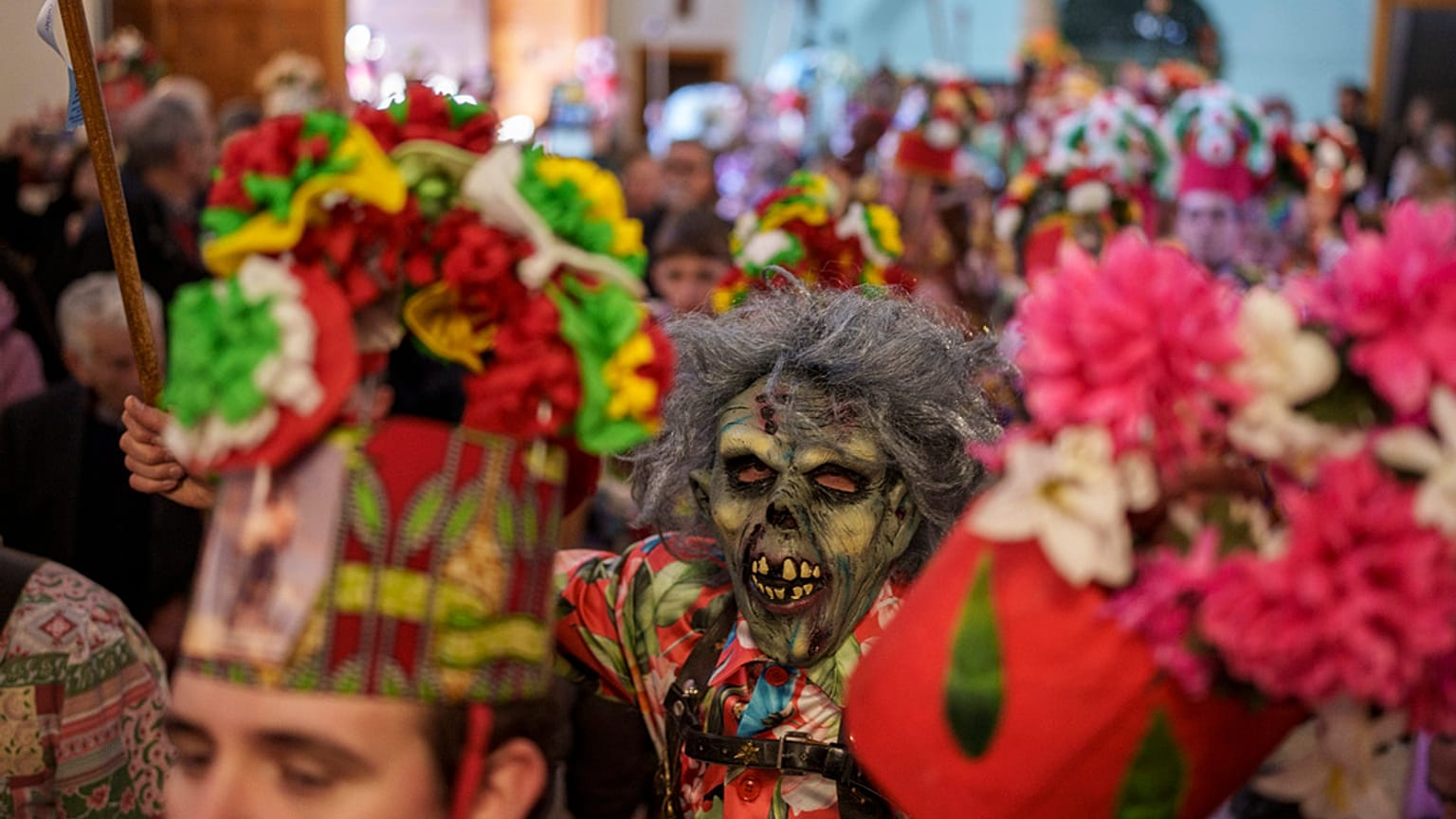 Mindestens seit dem Mittelalter wird in der Stadt jedes Jahr am 2. und 3. Februar das Fest der "Endiablada" .