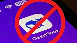 L'icône de l'application pour smartphone DeepSeek apparaît sur l'écran d'un smartphone à Pékin, le mardi 28 janvier 2025.