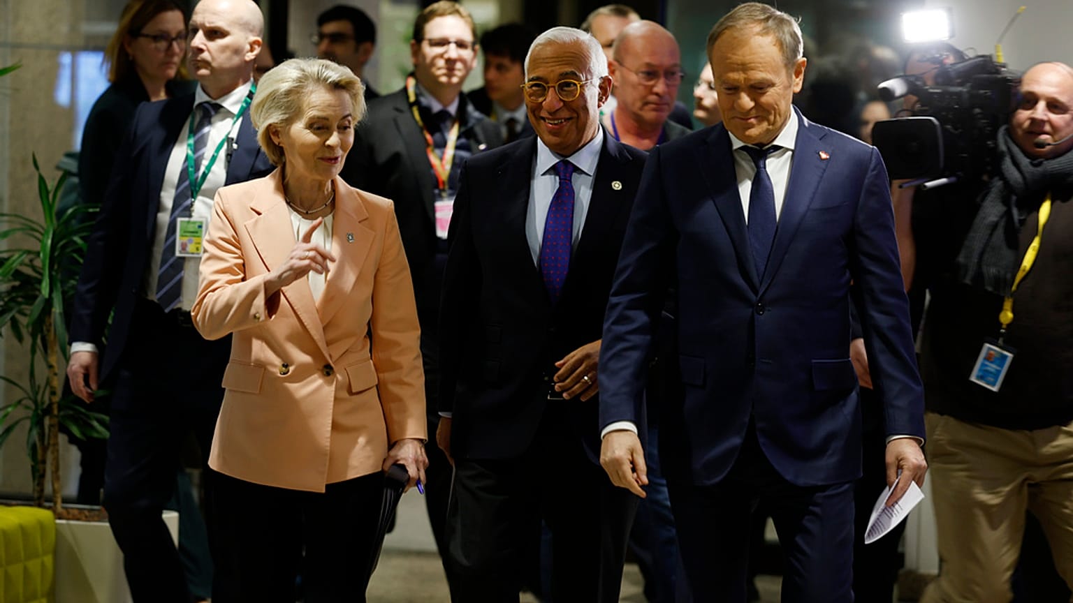 Donald Tusk i Ursula von Der Leyen.