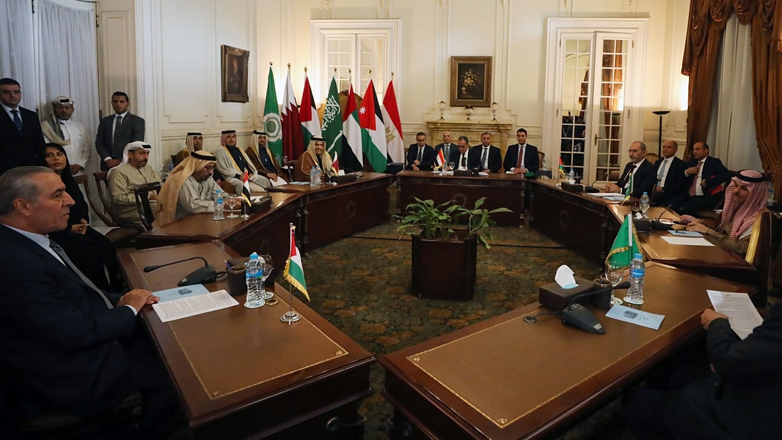 اجتماع وزراء خارجية جامعة الدول العربية في القاهرة، مصر، السبت 1 فبراير 2025.