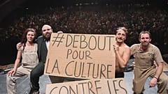 Imagen de varios artistas que apoyan la iniciativa 'En Defensa de la Cultura'.