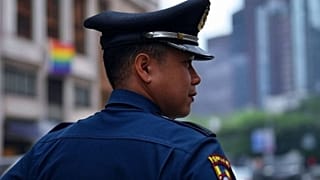 عکس تزئیتی از پلیس اندونزی 