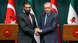 ملاقات رجب طیب اردوغان با احمد الشرع، رئیس جمهوری موقت سوریه 