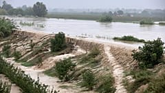 Archivo: El río Lamone se desborda cerca de Bagnacavallo, en la región de Emilia-Romaña, Italia, el jueves 19 de septiembre de 2024.