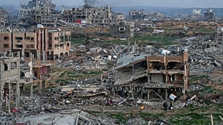 مباني مدمرة جراء الحرب الإسرائيلية الأخيرة على قطاع غزة، الثلاثاء 4 فبراير 2025