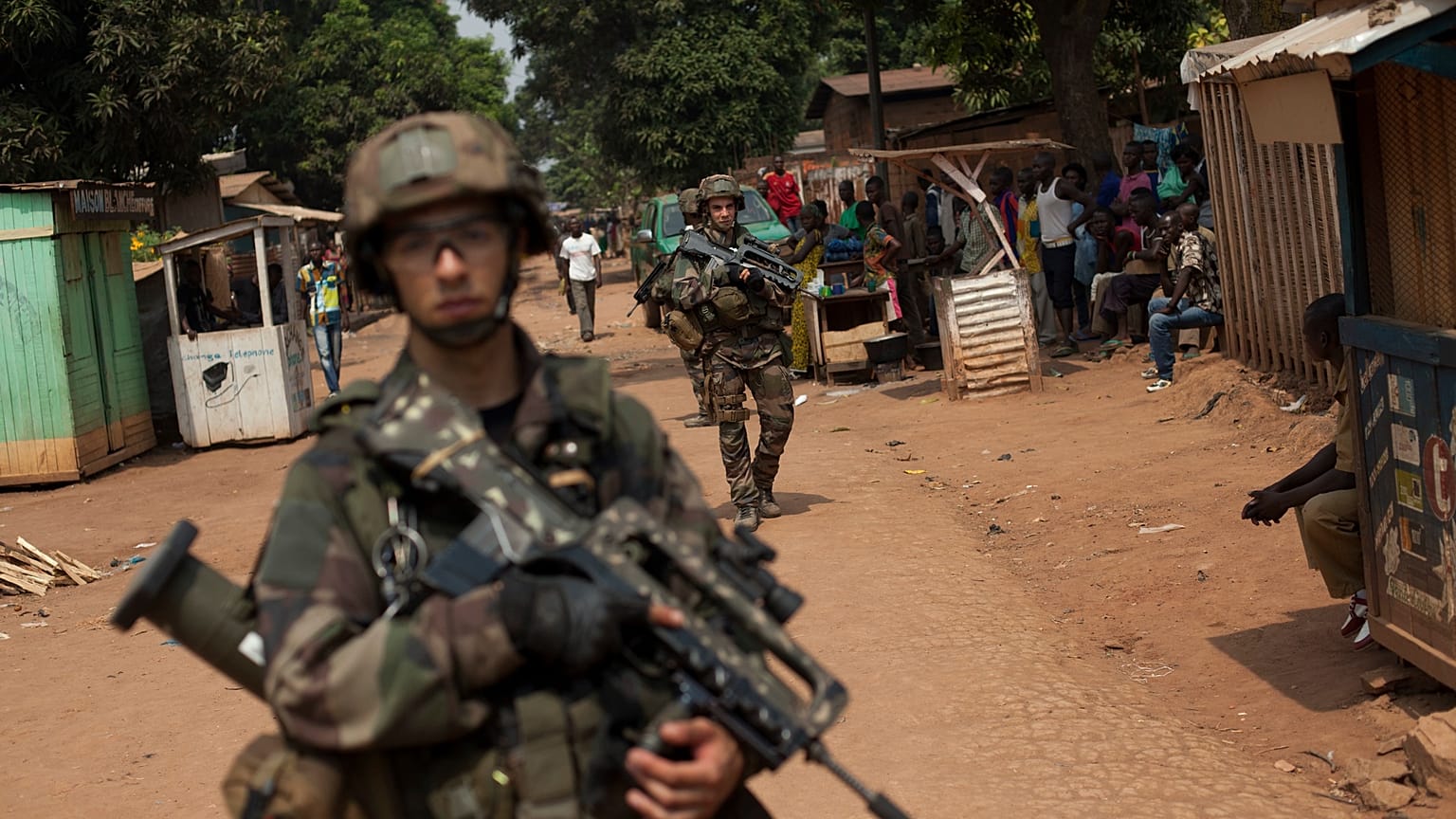 Francia katonák a Közép-afrikai Köztársaságban 2013-ban