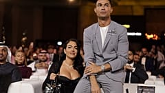 كريستيانو رونالدو وشريكته جورجينا رودريغيز يحضران حفل توزيع جوائز جلوب سوكر 2025، في دبي، الإمارات العربية المتحدة، الجمعة 27 ديسمبر 2024. 