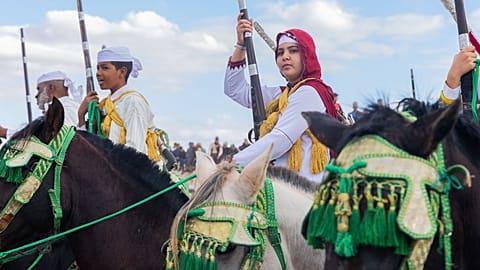 Watch: The fearless female rider keeping a Moroccan tradition alive