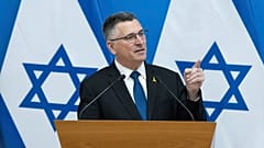 İsrail Dışişleri Bakanı Gideon Saar, Budapeşte, 23 Ocak 2025.
