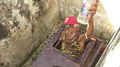 Un ritual de simulación de la muerte en La Habana, Cuba