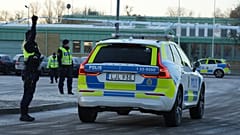 Svéd rendőrségi autó Örebróban 