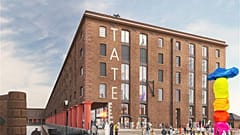 Makieta zewnętrznej części Tate Liverpool