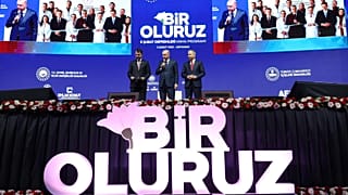 Cumhurbaşkanı Recep Tayyip Erdoğan, Adıyaman'da depremlerin yıl dönümü için düzenlenen anma töreninde, 6 Şubat 2025