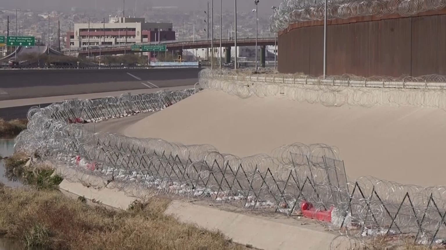 Frontera de Estados Unidos con México. 