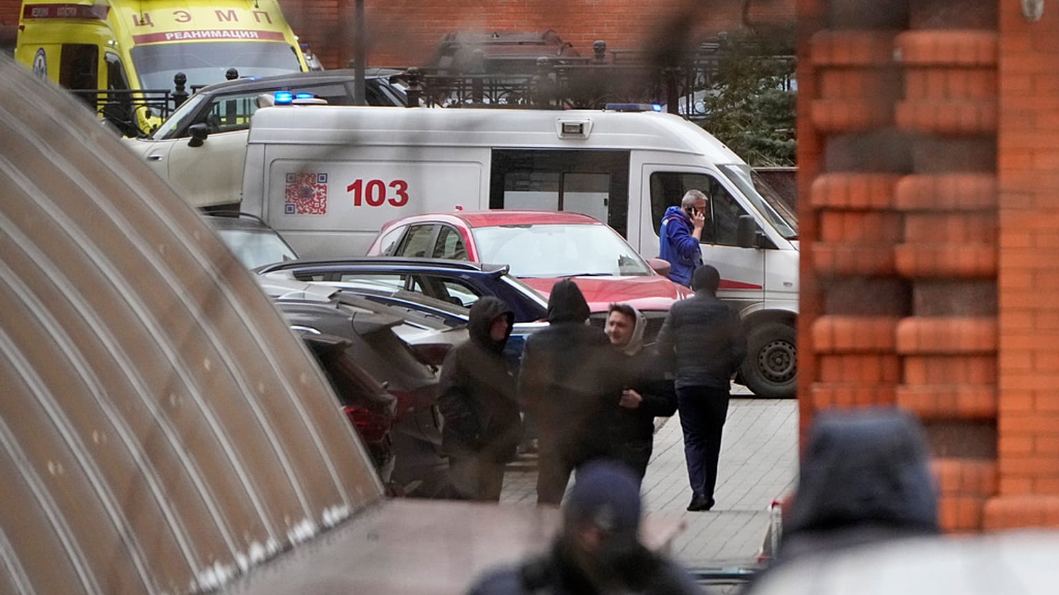 Rusya'nın başkenti Moskova'da bir ambulans, 3 Şubat 2025