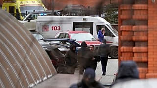 Rusya'nın başkenti Moskova'da bir ambulans, 3 Şubat 2025
