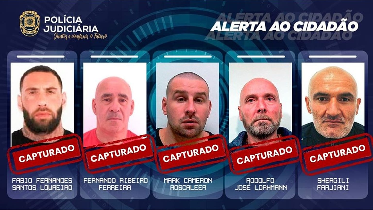 Gli ultimi due fuggiaschi della Vale de Judeus catturati in Spagna