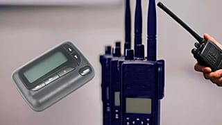 عکس تزئینی از پیجر و تاکی‌واکی