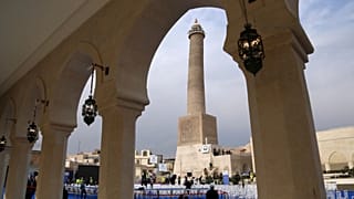 Les préparatifs sont en cours pour la visite d'Audrey Azoulay, cheffe de l'UNESCO, à la mosquée al-Nuri de Mossoul le 5 février 2025.