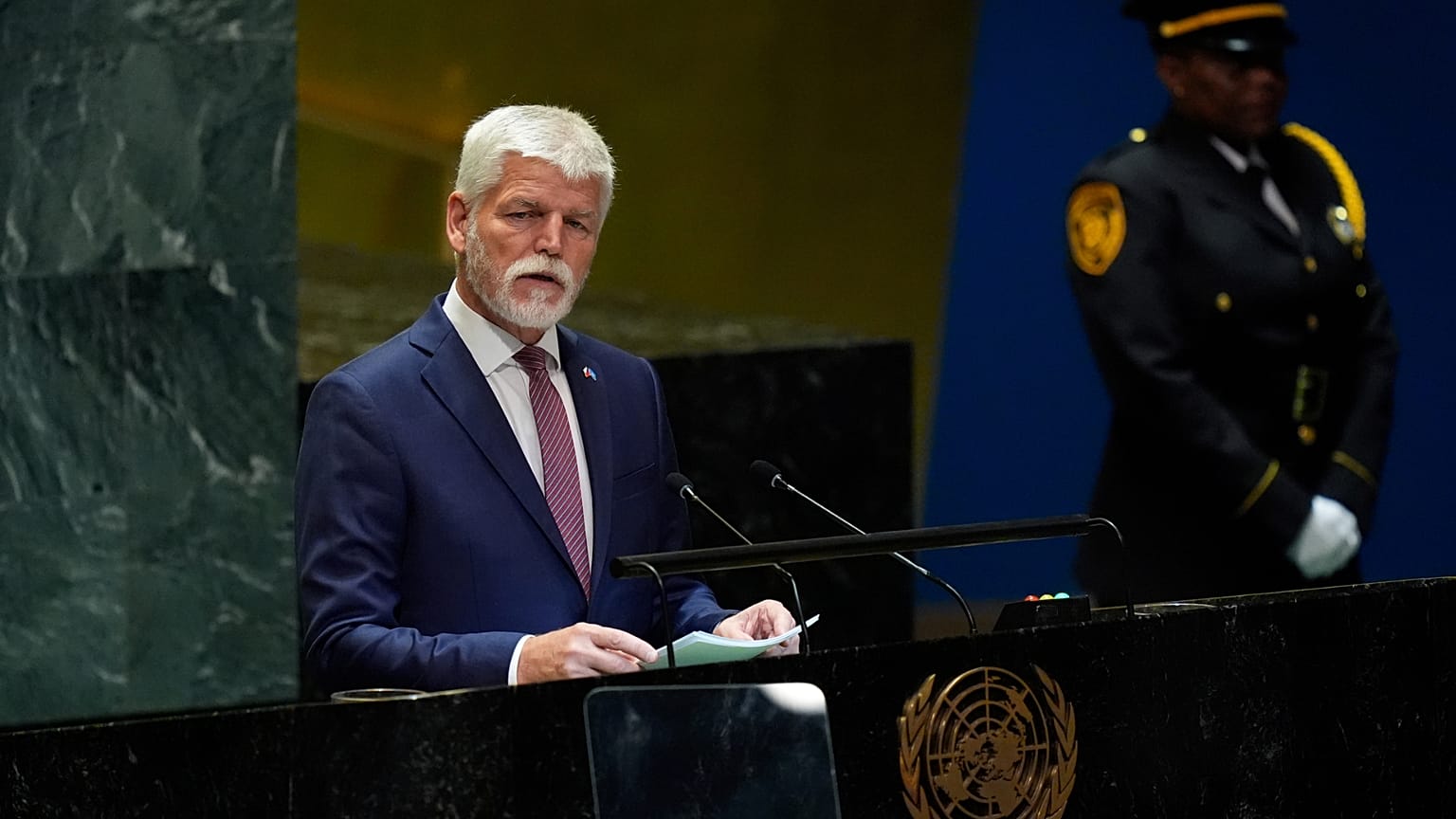 Petr Pavel, en la sede de Naciones Unidas en Nueva York, el pasado mes de septiembre