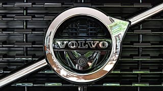 In this July 5, 2017, file photo, a Volvo logo is displayed on a vehicle at Volvo Cars Showroom in Stockholm, Sweden.
