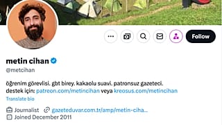 Metin Cihan, X'teki paylaşımlarıyla sıkça gündem oldu.