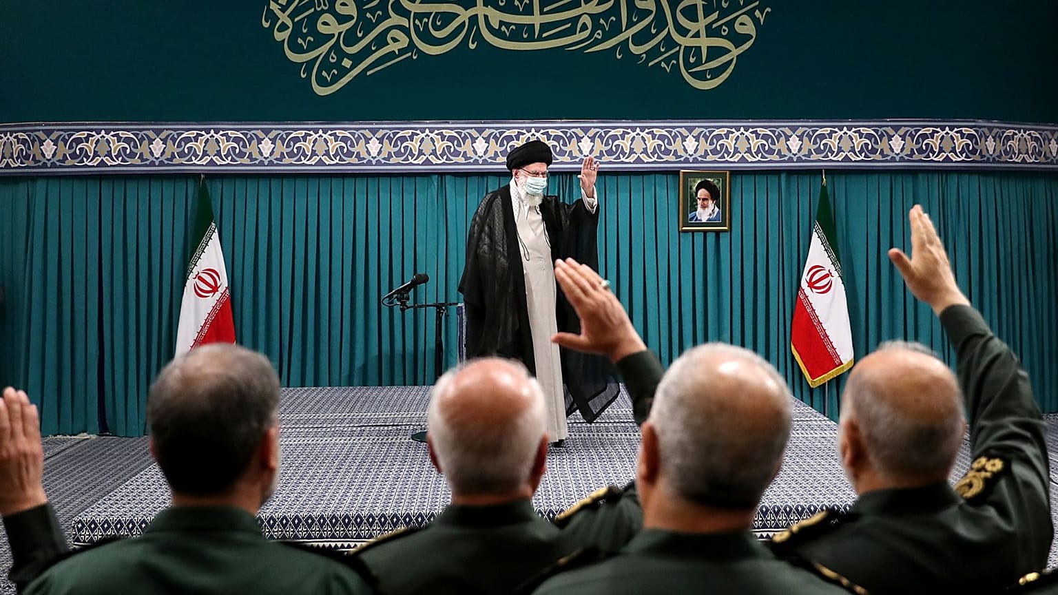 دیدار فرمانده‌هان سپاه با علی خامنه‌ای