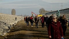 Einmaliges Erlebnis: Spazieren auf dem Grund des Julianakanals