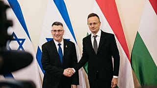 Szijjártó Péter és Gideon Szaár izraeli külügyminiszter