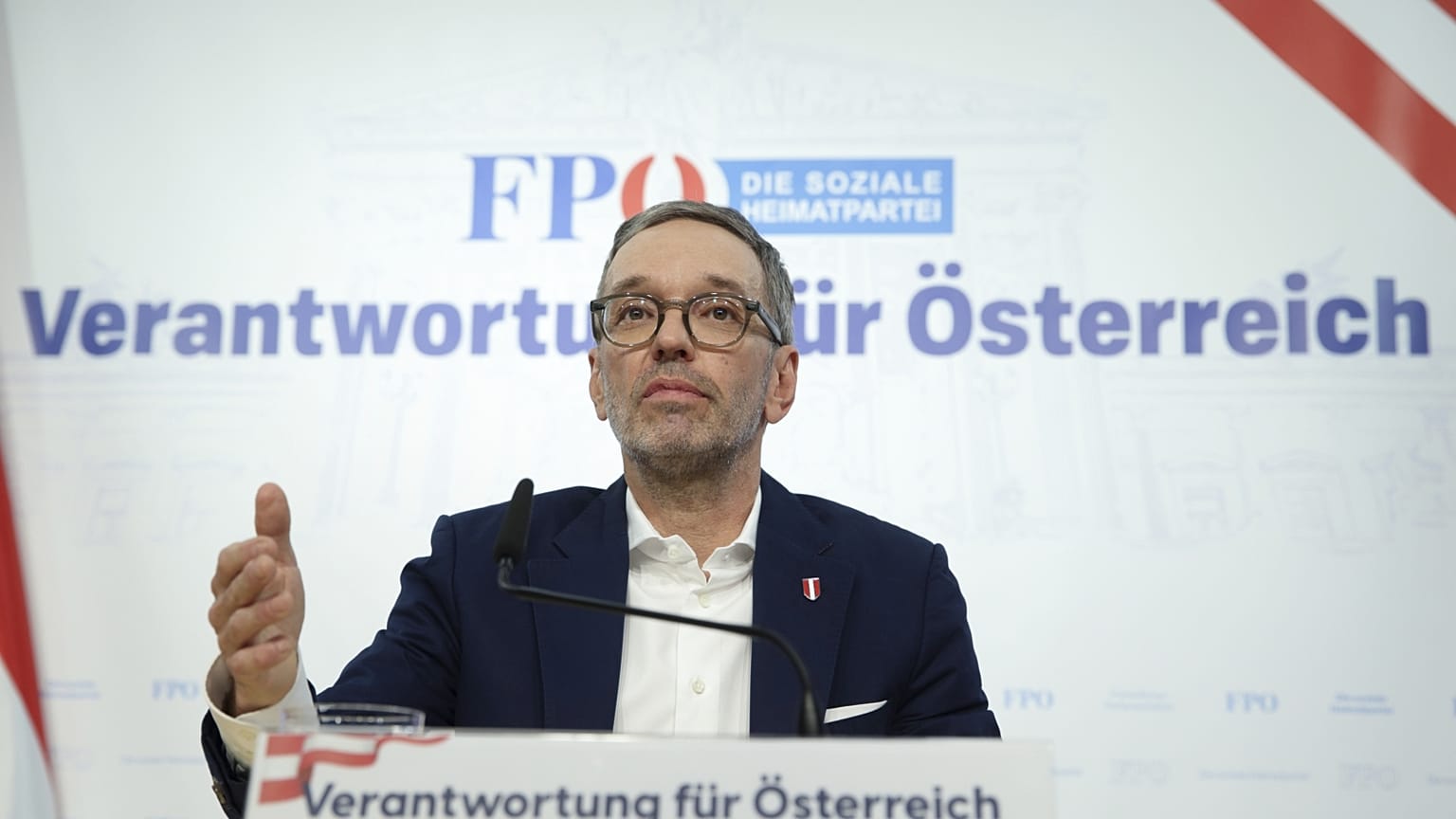 Herbert Kickl, az FPÖ kancellárjelöltje