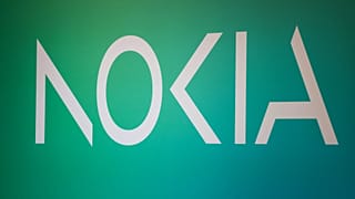 File photo of the Nokia logo seen in the Mobile World Congress 2023 in Barcelona, Spain, Tuesday, Feb. 28, 2023.