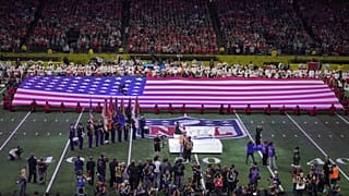 Opening ceremonies before the NFL Super Bowl 59 football game between the Philadelphia Eagles and the Kansas City Chiefs.