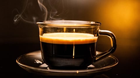 Black coffee.