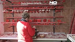 Biscoitos em forma de coração na Croácia 
