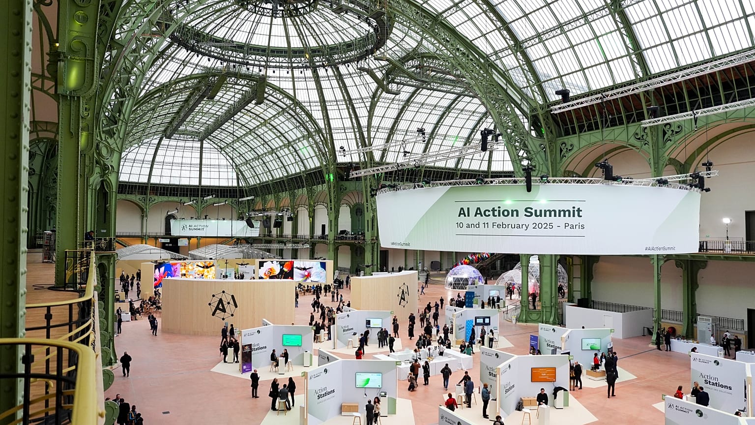 Az AI Action Summit Párizsban, 2025. február 10-én