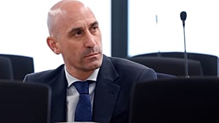 Luis Rubiales, durante una de las sesiones.