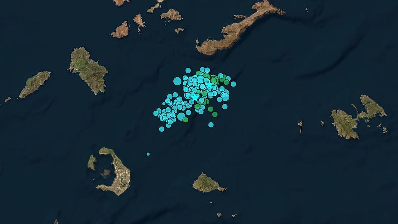 Η σεισμική ακολουθία το πρωί της Τρίτης 
