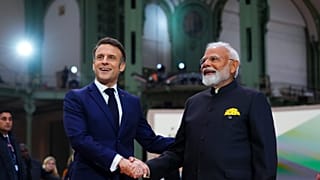 Emmanuel Macron et Narendra Modi ont "co-présidé" le Sommet pour l'action sur l'IA à Paris, le 11 février 2025.