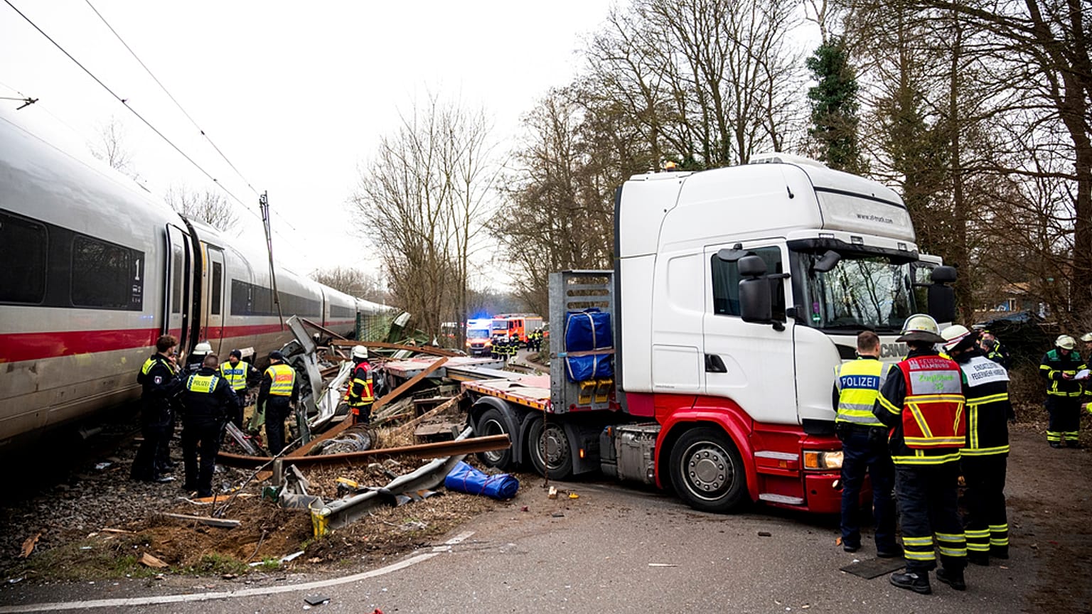 ICE Unfall bei Hamburg