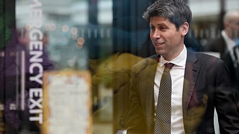Sam Altman, CEO of OpenAI, at Station F, during an event on the sidelines of the Artificial Intelligence Action Summit in Paris, Tuesday, Feb. 11, 2025.