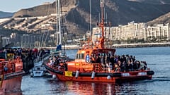 Un barco de Salvamento Marítimo