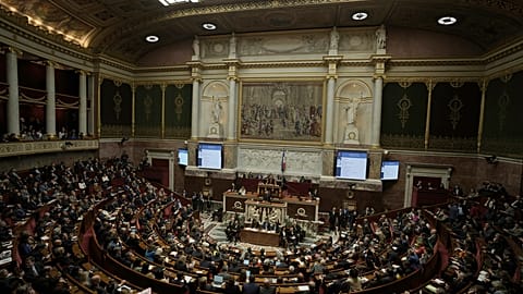 National Assembly in Paris. 14 January 2025.