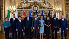 Treffen der europäischen Außenminister in Paris, Frankreich, Mittwoch, 12. Februar 2025. 