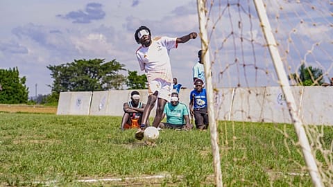 Watch: Uganda’s blind football league score against adversity
