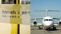 Aufgetanktes Flugzeug am Flughafen Brüssel