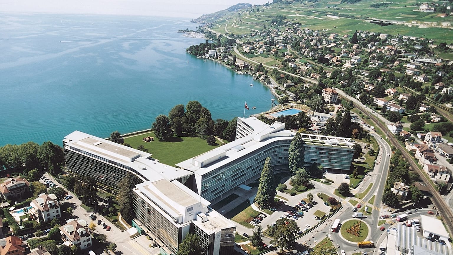 Nestle Headquarters at Vevey in Switzerland