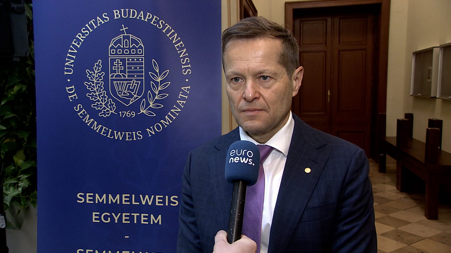 Krausz Ferenc a Semmelweis Budapest Award díjátadó ünnepségén