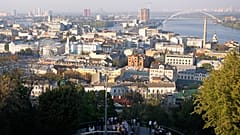 Archivo: Vista de Kiev en septiembre de 2024.