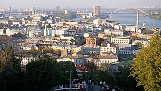 Archivo: Vista de Kiev en septiembre de 2024.