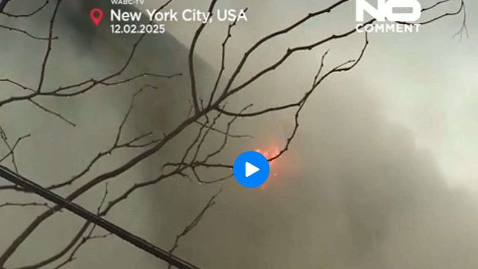Incendio New York tempio